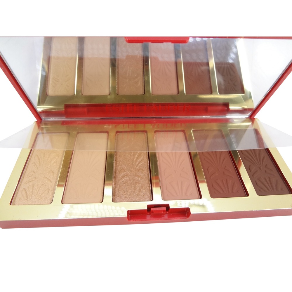 Estee Lauder Trick Of The Eyes Eyeshadow Palette Limited Edition Red Art Deco - Picture 3 of 3